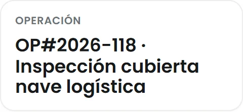 Operación del vuelo